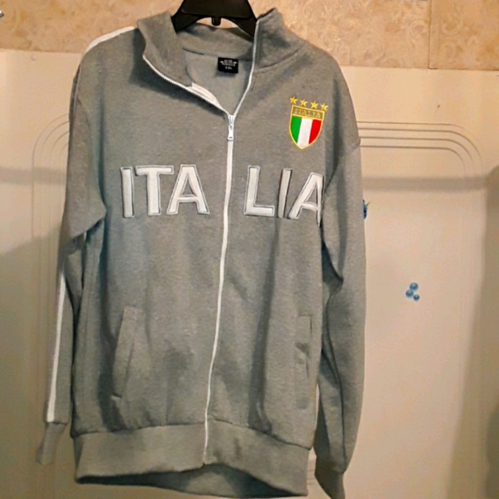 Italia Grey XXL Track Jacket
